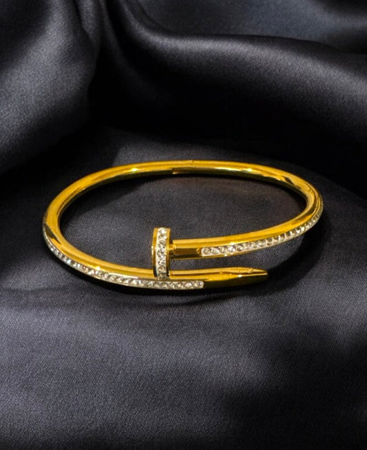 Diamond Nail Bangle