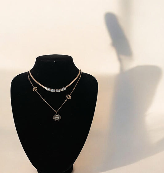 Two Layer G necklace