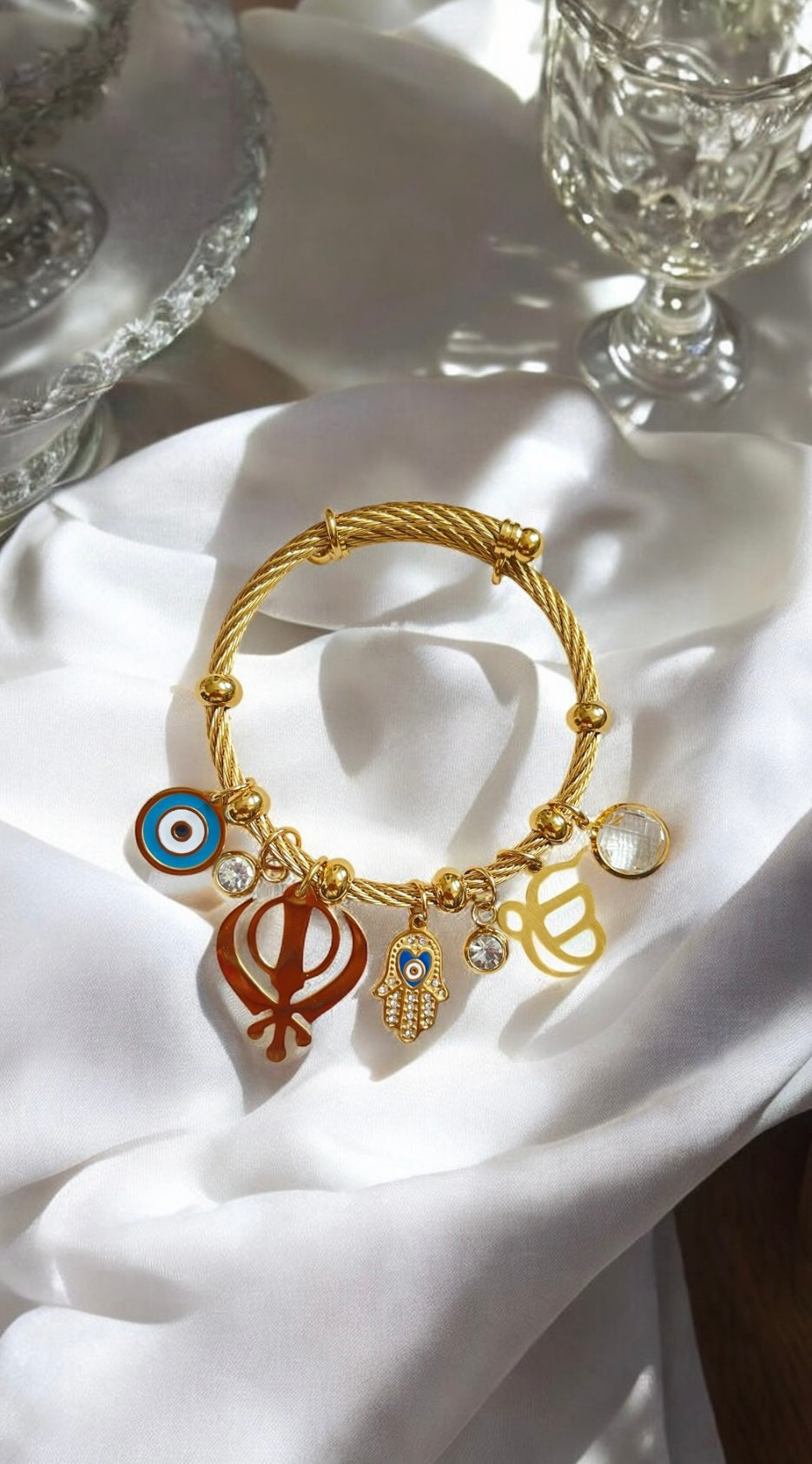 Khanda Charm Bracelet