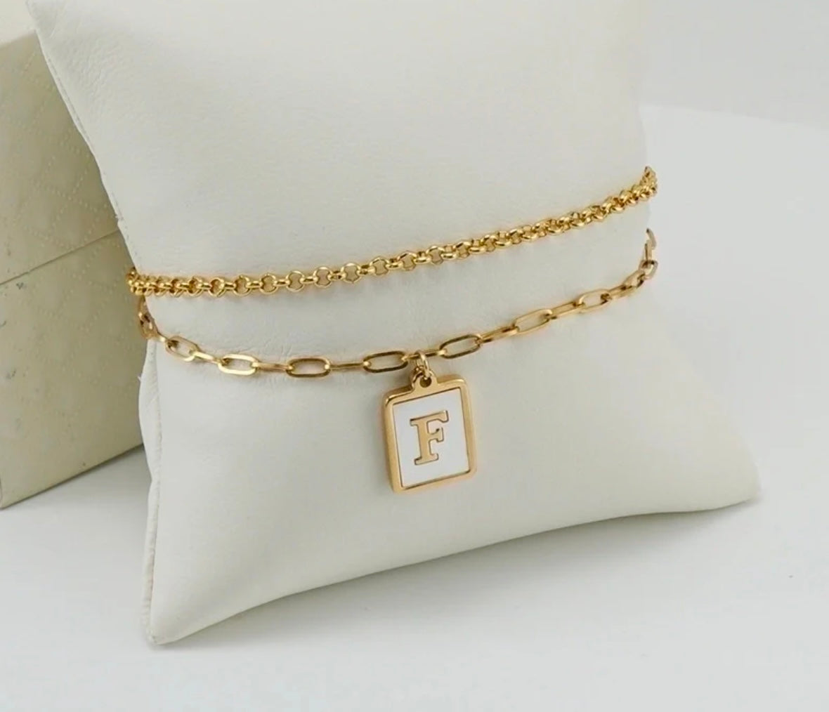 Two layer Letter Bracelets
