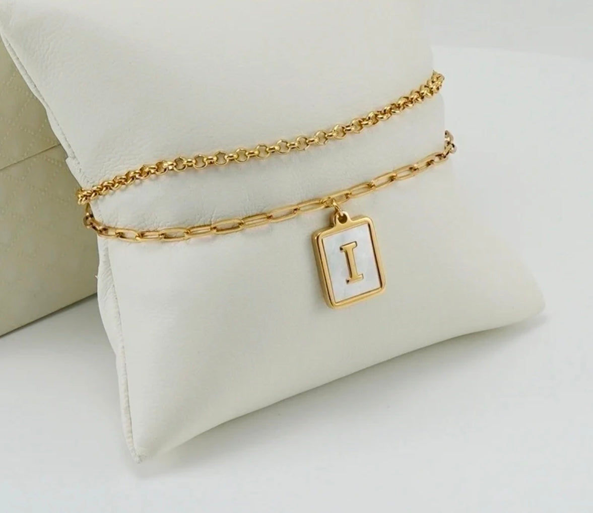 Two layer Letter Bracelets