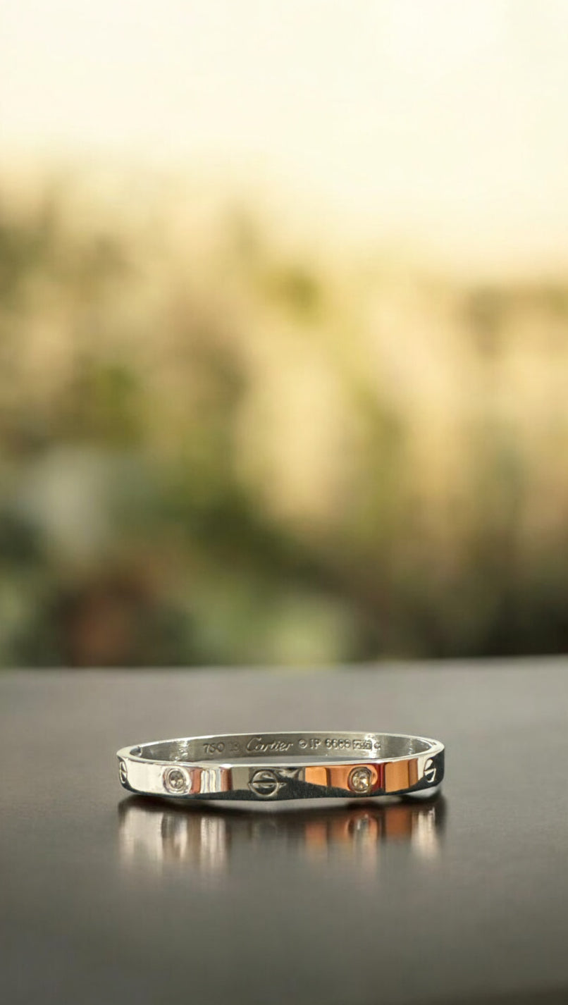 Silver C Bangle