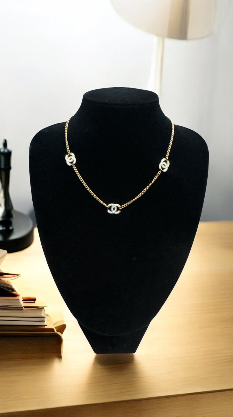 Three CC Necklace #103