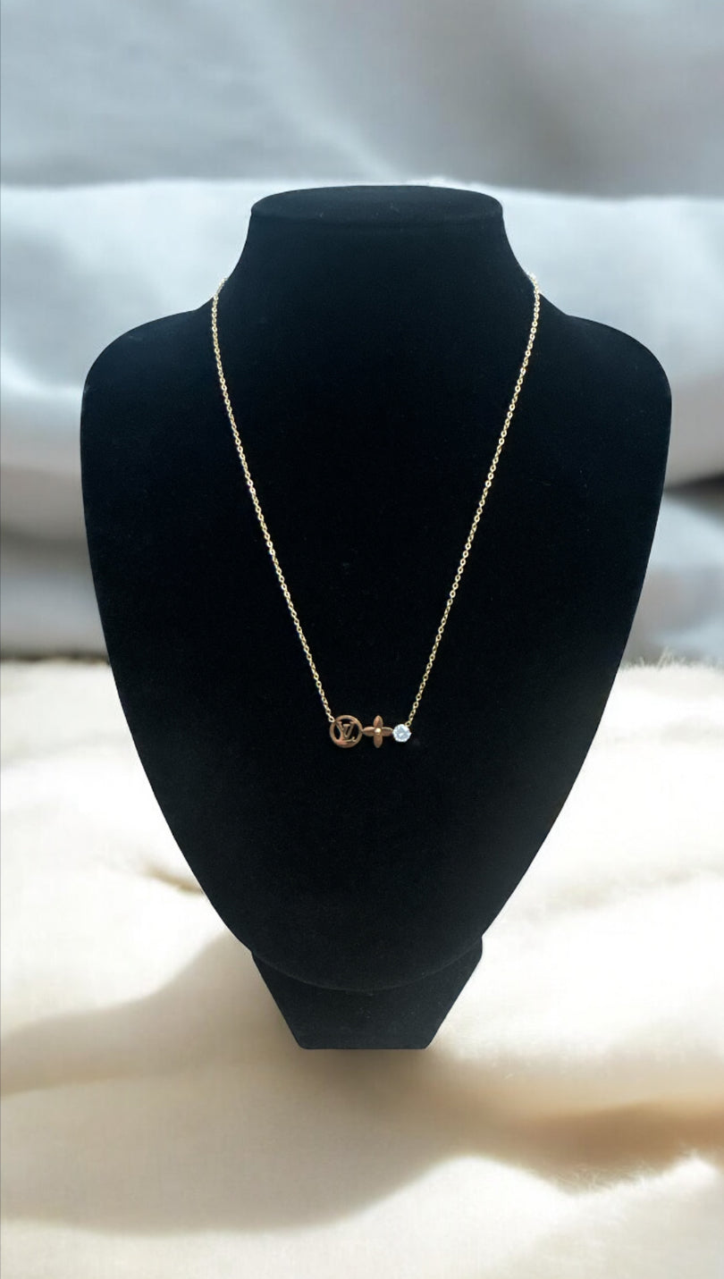 LV Flower Necklace #108