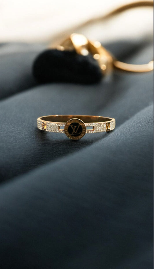 The Black L&V Bangle