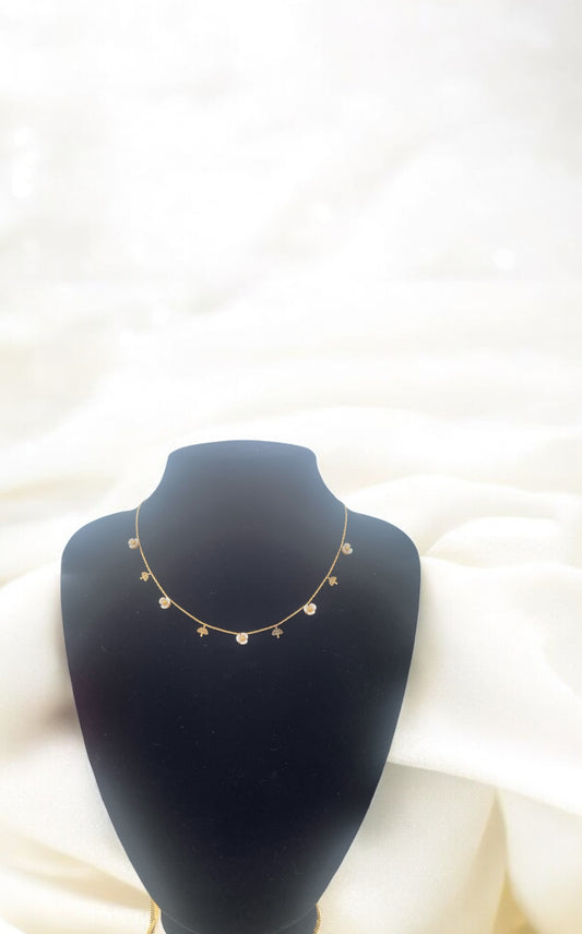 Flower and Tree Necklace